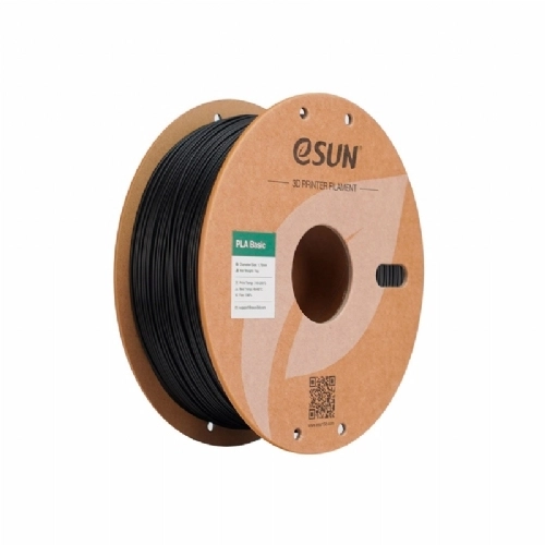Filamento Esun PLA Basic Black   Preto   1.75mm 1kg 