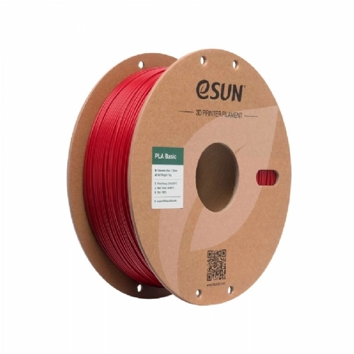 Filamento Esun PLA Basic Fire Engine Red   Vermelho Bombeiro   1.75mm 1kg 