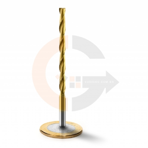 Fresa Topo 2 Cortes 4.0mmx52mm Metal Duro com Titanio Fresa Topo 2 Cortes 4.0mmx52mm Metal Duro com Titanio