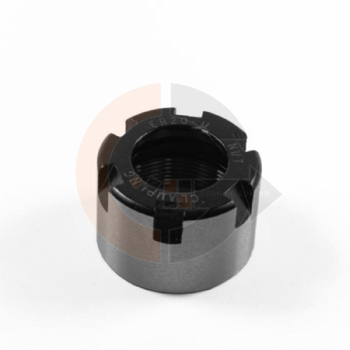 Porca ER20 tipo castelo para spindle e porta pinca ER20 tipo M 23mm Porca ER20 tipo castelo para spindle e porta pinca ER20 tipo M 23mm