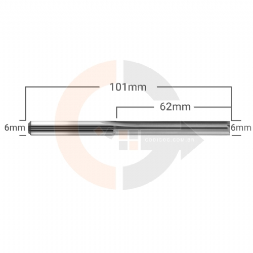 Ampliar foto Fresa de Topo para MDF 2 Cortes Retos Paralelos 6.0 x 62mm Metal Duro Ampliar foto Fresa de Topo para MDF 2 Cortes Retos Paralelos 6.0 x 62mm Metal Duro
