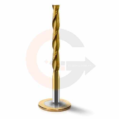 Fresa Topo 2 Cortes Espiral 6.0mm x 52mm Metal Duro com Titanio Fresa Topo 2 Cortes Espiral 6.0mm x 52mm Metal Duro com Titanio