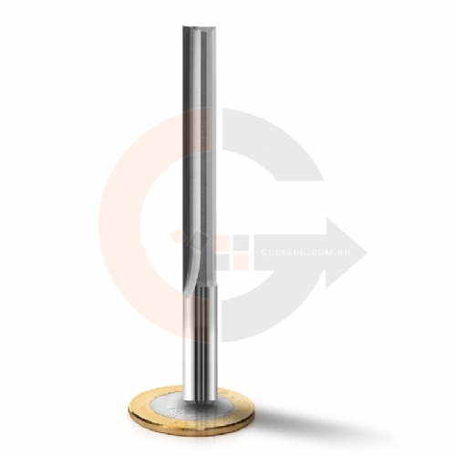 Fresa de Topo para MDF 2 Cortes Retos Paralelos 8.0 x 52mm Metal Duro Fresa de Topo para MDF 2 Cortes Retos Paralelos 8.0 x 52mm Metal Duro