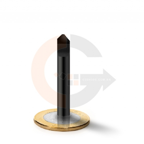 Fresa 90 graus x1.0mm para gravacao de granito marmore e pedras duras Fresa 90 graus x1.0mm para gravacao de granito marmore e pedras duras
