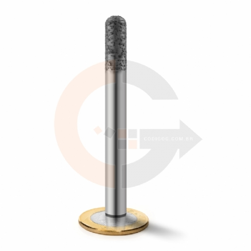 Fresa diamantada de topo esferico para pedra 8mm Fresa diamantada de topo esferico para pedra 8mm