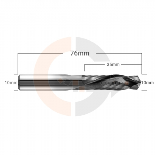 Ampliar foto Fresa de 2 cortes Up e Down Cut 10mm x 35mm Ampliar foto Fresa de 2 cortes Up e Down Cut 10mm x 35mm