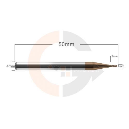 Ampliar foto Fresa Para Ferro e Aco Esferica 2 Cortes HRC55 1mm x 2mm Ampliar foto Fresa Para Ferro e Aco Esferica 2 Cortes HRC55 1mm x 2mm