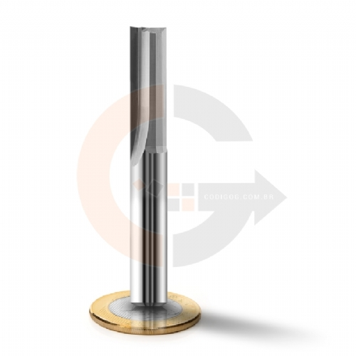 Fresa de Topo para MDF 2 Cortes Retos Paralelos 10mm x 32mm Metal Duro Fresa de Topo para MDF 2 Cortes Retos Paralelos 10mm x 32mm Metal Duro