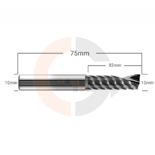 Ampliar foto Fresa Para Acrilico e Outros Plasticos 1 Corte 10mm x 32mm Metal Duro Ampliar foto Fresa Para Acrilico e Outros Plasticos 1 Corte 10mm x 32mm Metal Duro