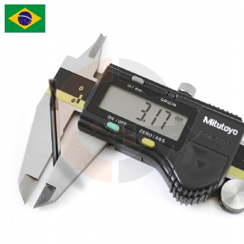 Ampliar foto Fresa down cut 2 cortes 3mm para chapas de aco inox e galvanizados Ampliar foto Fresa down cut 2 cortes 3mm para chapas de aco inox e galvanizados