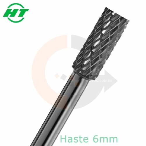 Lima Rotativa Cilindrica 8 x 19mm Metal Duro Quebra Cavaco Lima Rotativa Cilindrica 8 x 19mm Metal Duro Quebra Cavaco