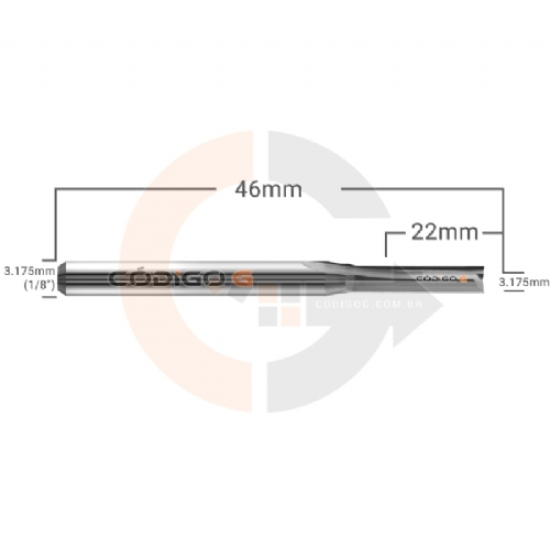 Ampliar foto Fresa de Topo para MDF 2 Cortes Retos Paralelos 3 175mmx22mm Metal Duro Ampliar foto Fresa de Topo para MDF 2 Cortes Retos Paralelos 3 175mmx22mm Metal Duro