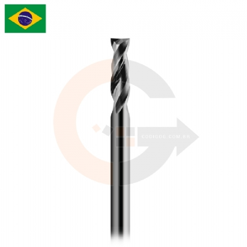 Ampliar foto Fresa Extra Longa 2 cortes 6mm topo reto Metal Duro Ampliar foto Fresa Extra Longa 2 cortes 6mm topo reto Metal Duro
