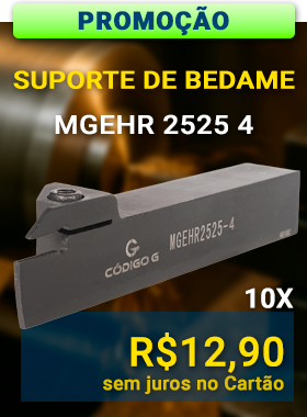 Suporte de torneamento bedame MGEHR2525-4